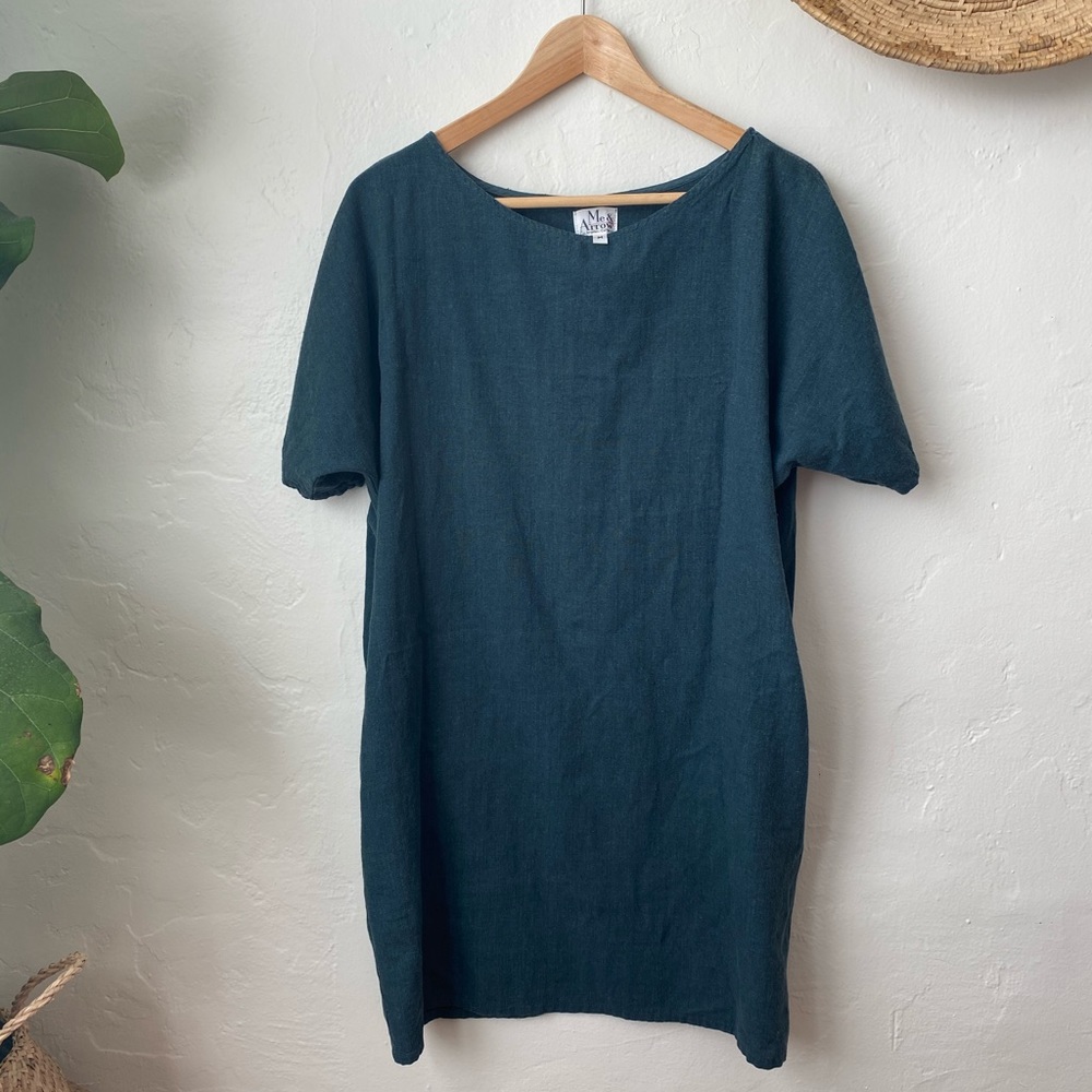 Me & Arrow Sleeve dress in teal M